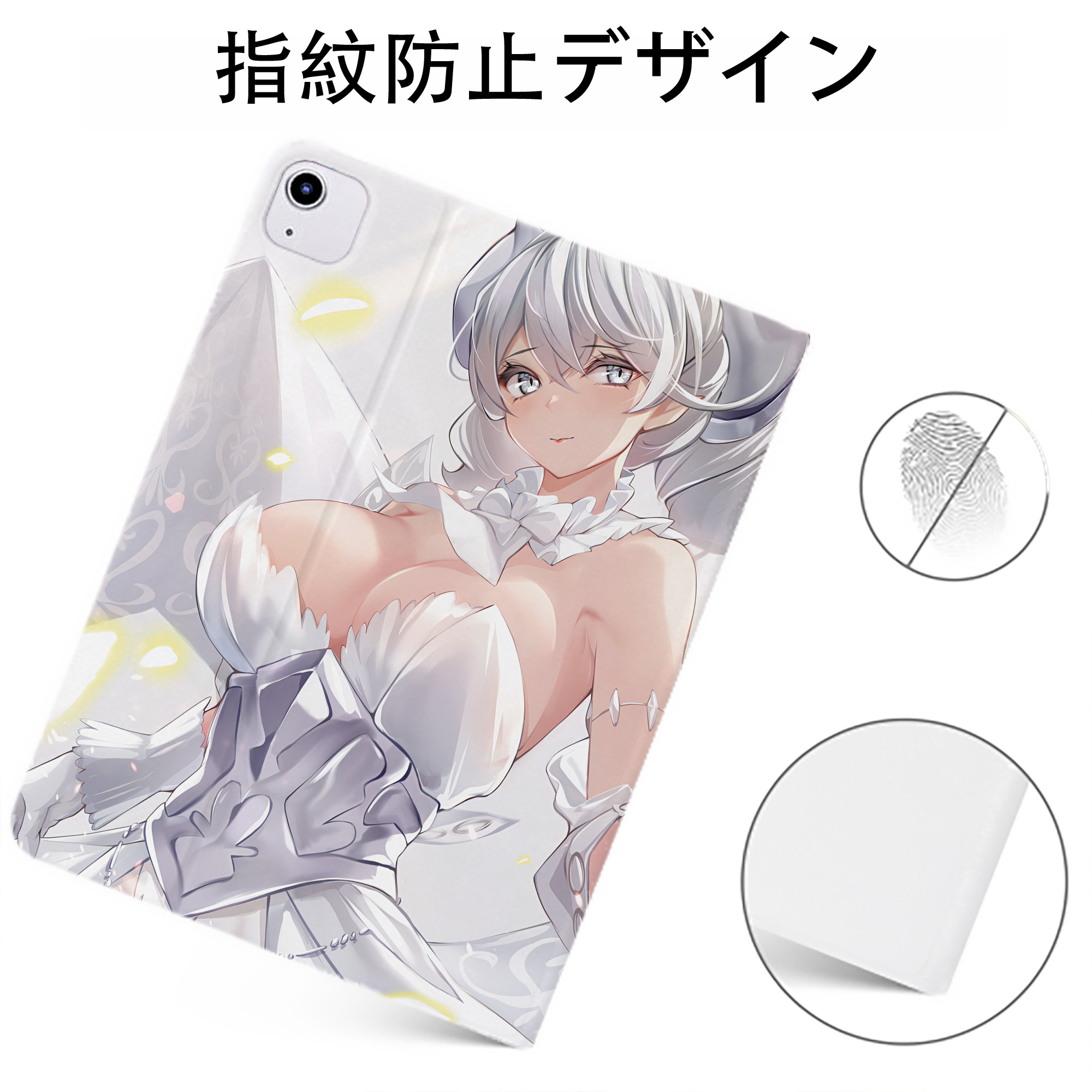 （画像用） 遊☆戯☆王 Yu-Gi-Oh! IPadケース ペンホルダー付き ブックスタイルデザイン